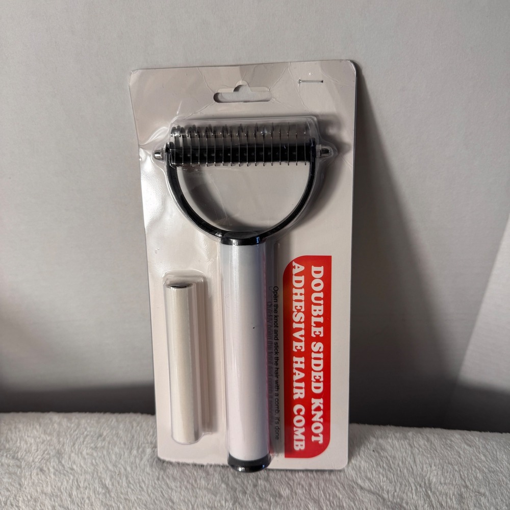 Pet Grooming Dematting Comb Double Sided Knot Remover Hair Lint Roller New